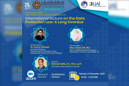 Webinar International Lecture On The Data Protection Law: A Long Overdue