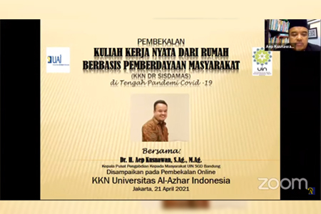 9 Hari Ramadhan Dan Pembekalan Pertama KKN Reguler Daring Semester Genap