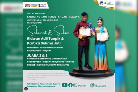 Mahasiswa/i Bahasa Mandarin Dan Kebudayaan Tiongkok UAI Raih Juara 2 & 3 Dalam Kompetisi Chinese Bridge